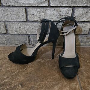 Black | WINDSOR | Double Strapped Heels